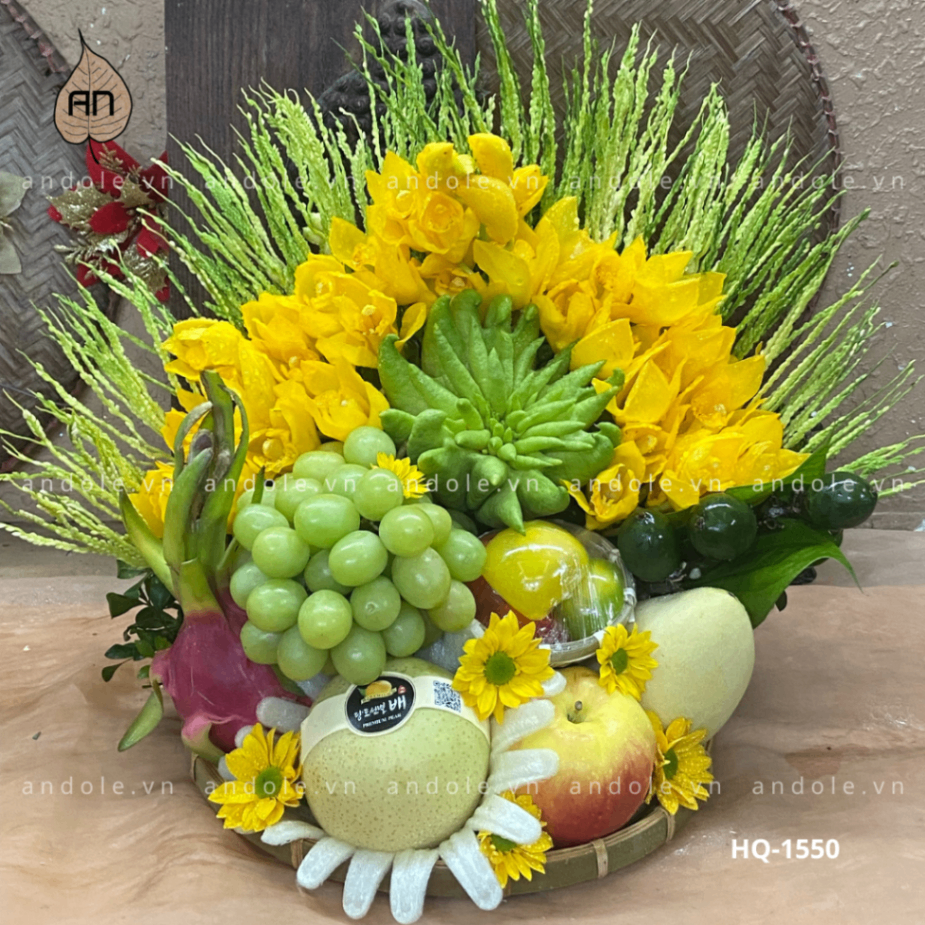 Mẹt Hoa Quả Size 30cm - Mẫu 49