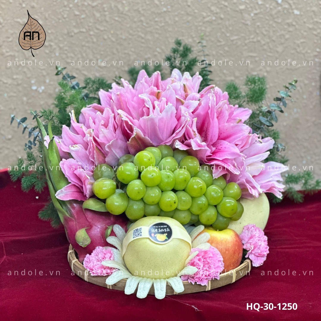 Mẹt Hoa Quả Size 30cm - Mẫu 53