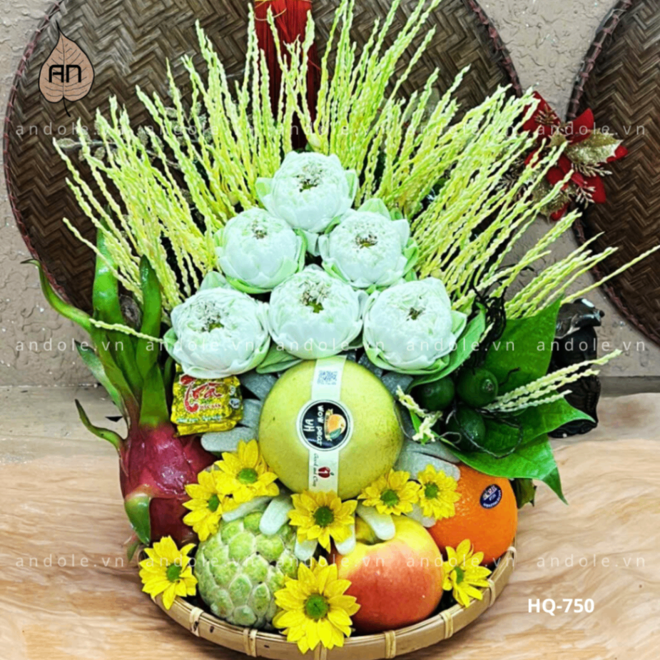 Mẹt Hoa Quả Size 30cm - Mẫu 43