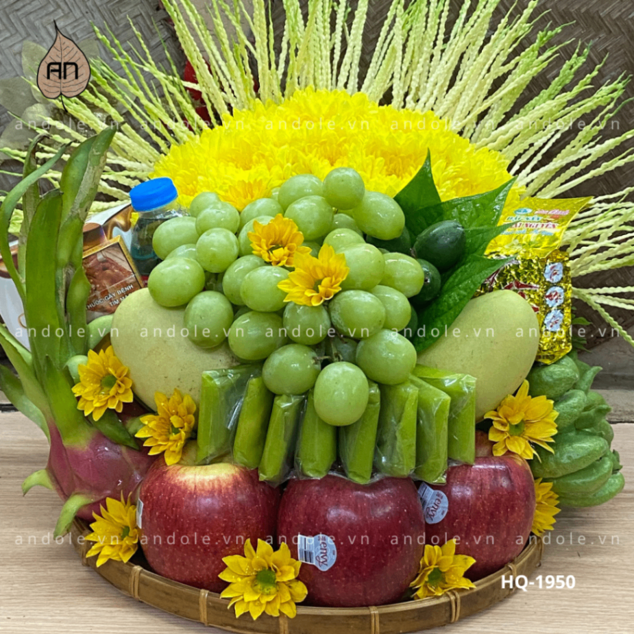 Mẹt Hoa Quả Size 30cm - Mẫu 50