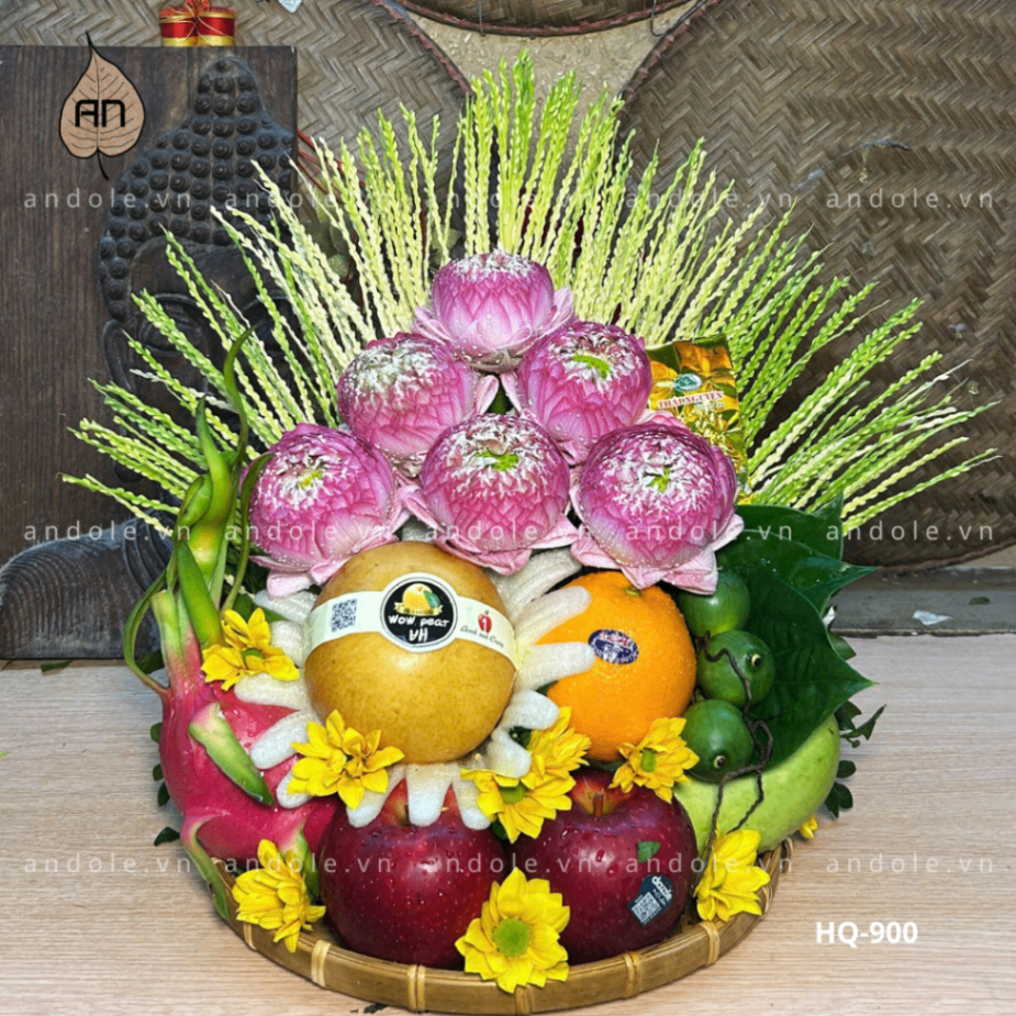 Mẹt Hoa Quả Size 30cm - Mẫu 40