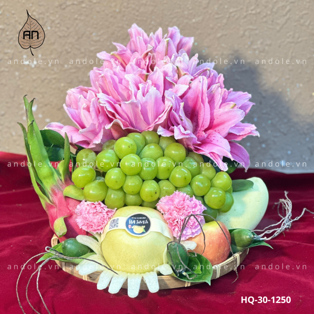 Mẹt Hoa Quả Size 30cm - Mẫu 54