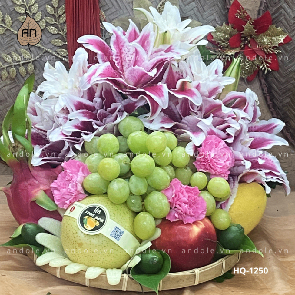 Mẹt Hoa Quả Size 30cm - Mẫu 52