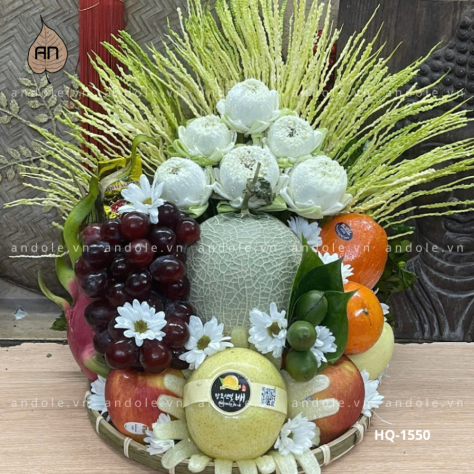 Mẹt Hoa Quả Size 30cm - Mẫu 51