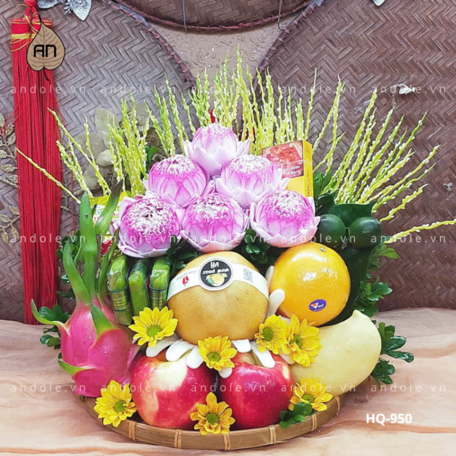 Mẹt Hoa Quả Size 30cm - Mẫu 39