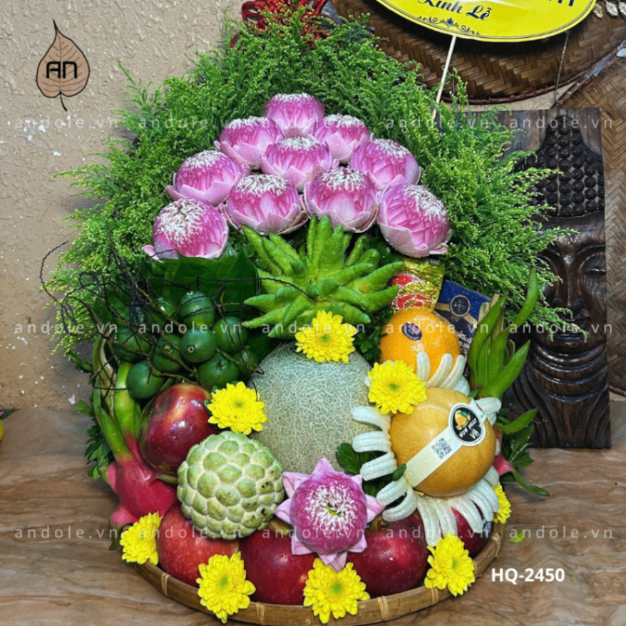 Mâm Hoa Quả Size 40cm - Mẫu 29