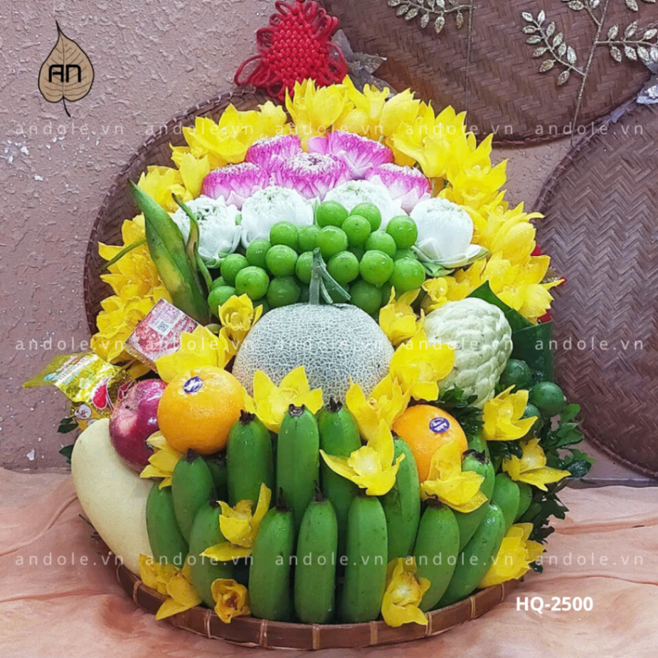 Mâm Hoa Quả Size 40cm - Mẫu 28