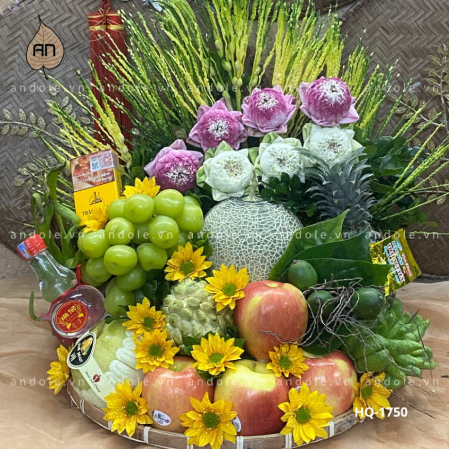 Mâm Hoa Quả Size 40cm - Mẫu 30