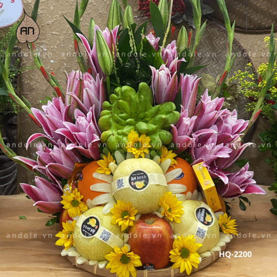 Mâm Hoa Quả Size 40cm - Mẫu 31