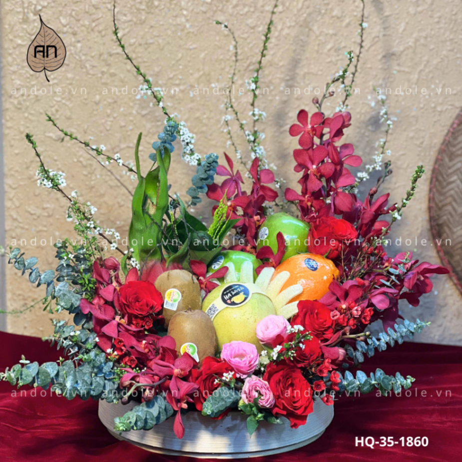 Mâm Hoa Quả Size 35cm - Mẫu 56