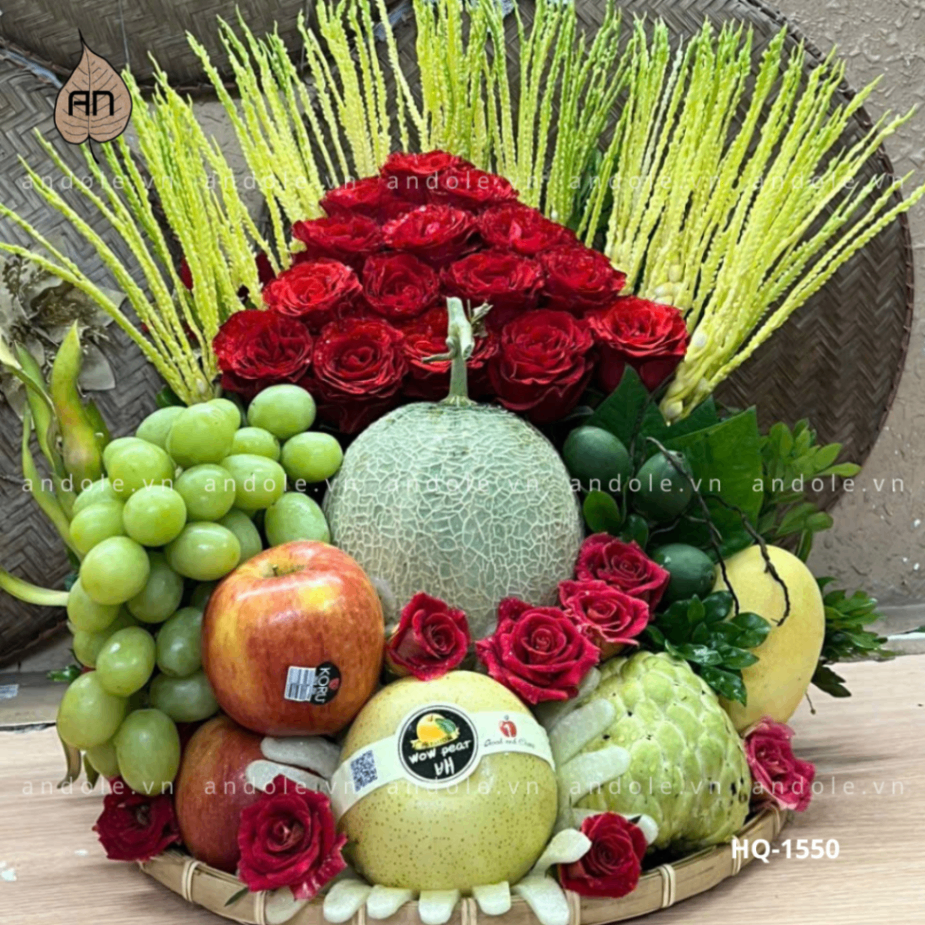 Mâm Hoa Quả Size 35cm - Mẫu 52