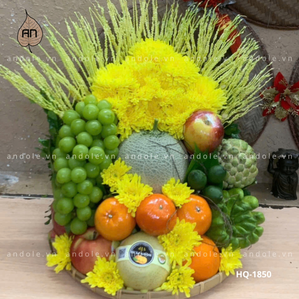 Mâm Hoa Quả Size 35cm - Mẫu 49