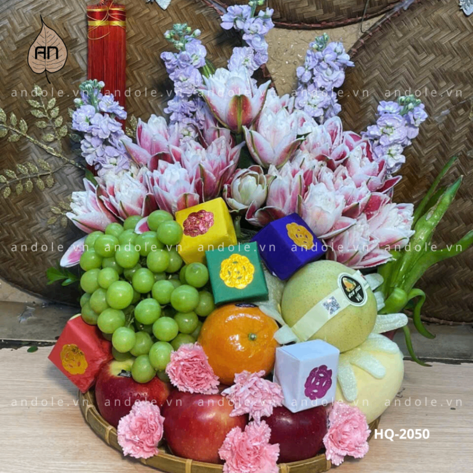 Mâm Hoa Quả Size 35cm - Mẫu 53