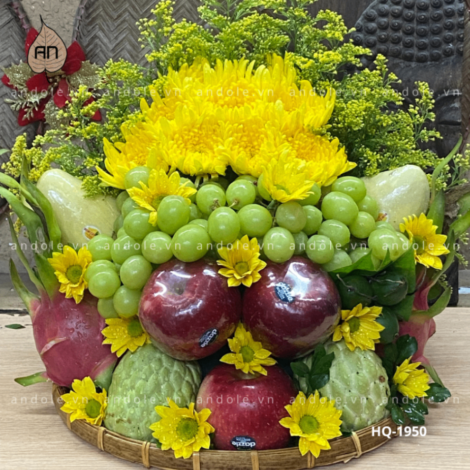 Mâm Hoa Quả Size 35cm - Mẫu 50