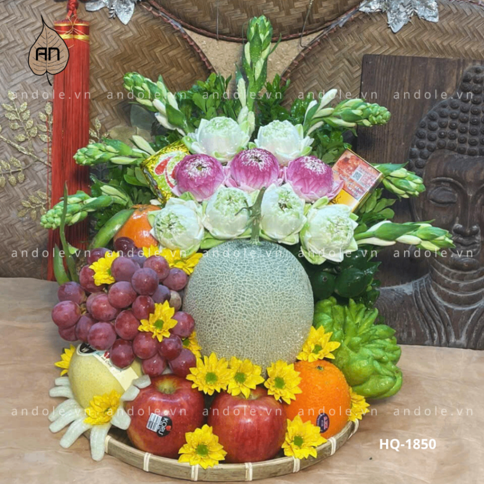 Mâm Hoa Quả Size 35cm - Mẫu 43