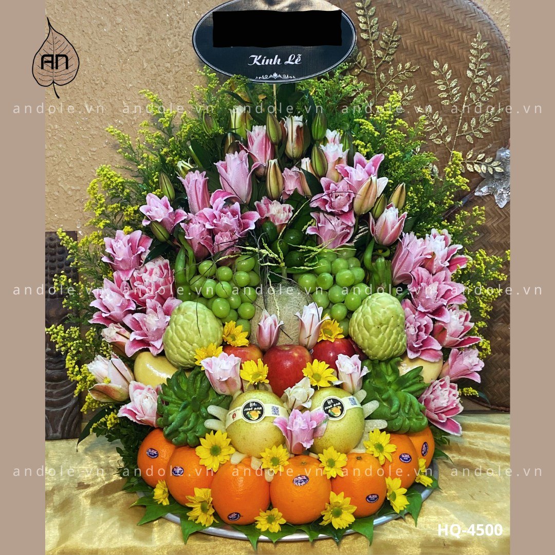 Mẹt Hoa Quả Size 50cm - Mẫu 8