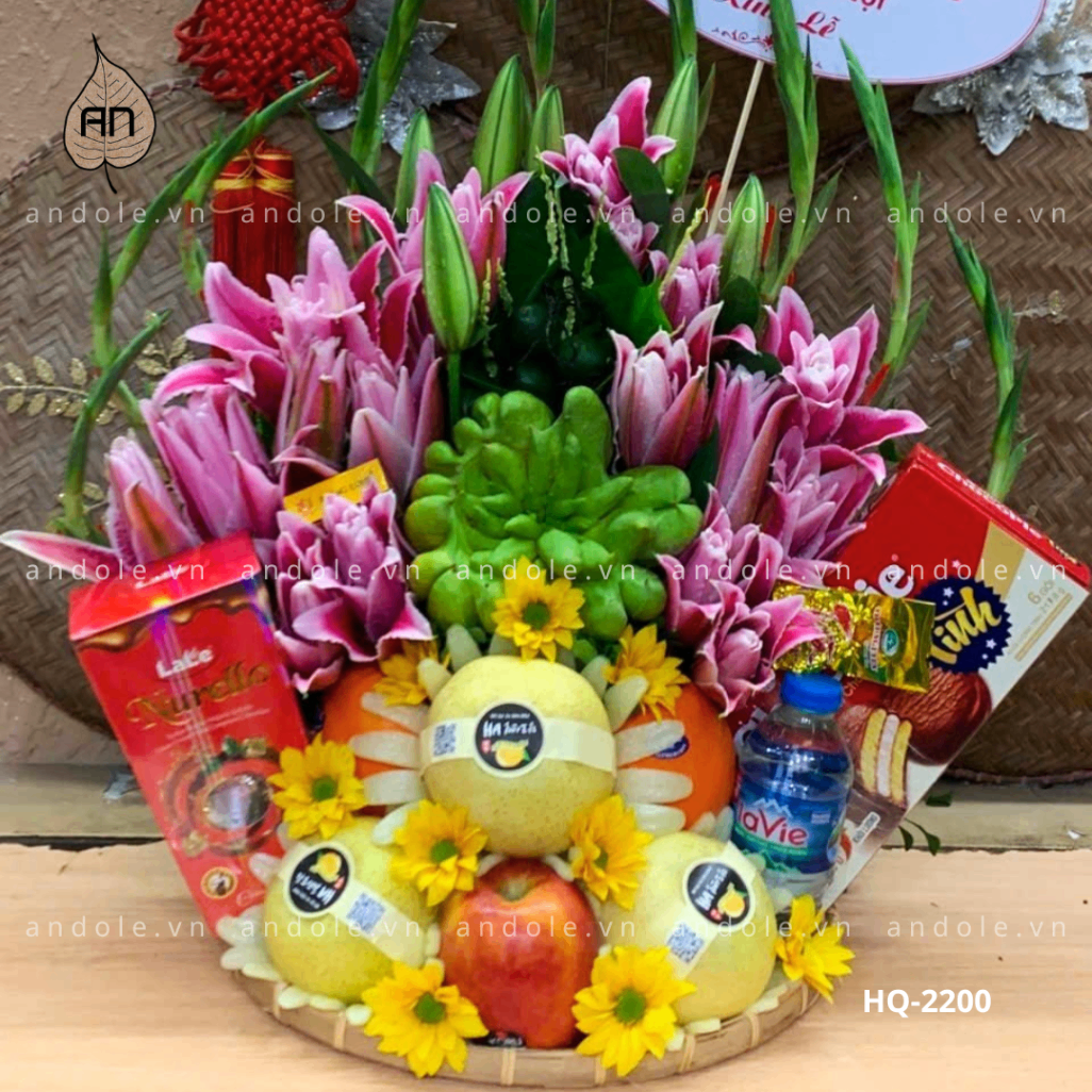 Mâm Hoa Quả Size 40cm - Mẫu 26