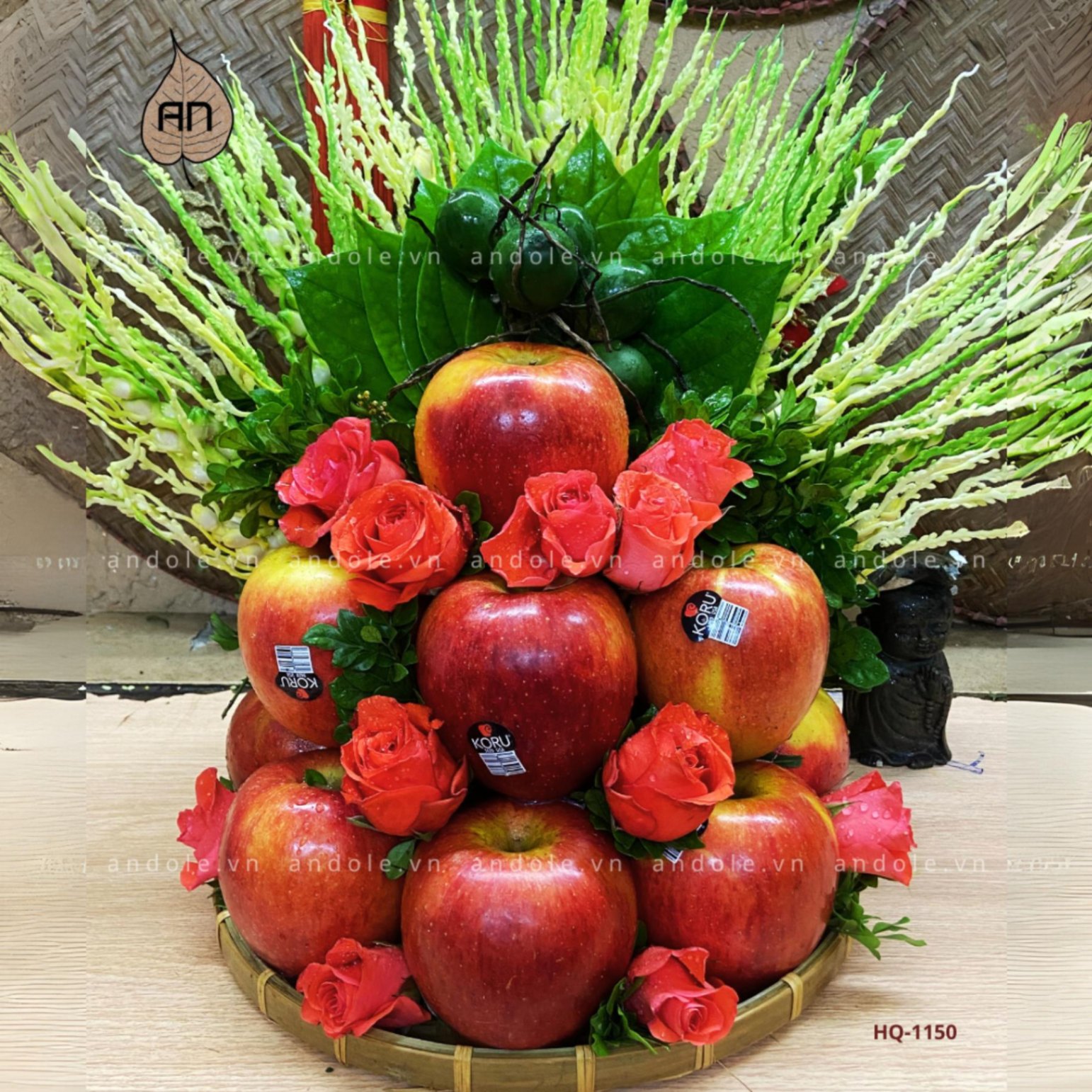 Mẹt hoa quả dạng tháp - Mẫu 11