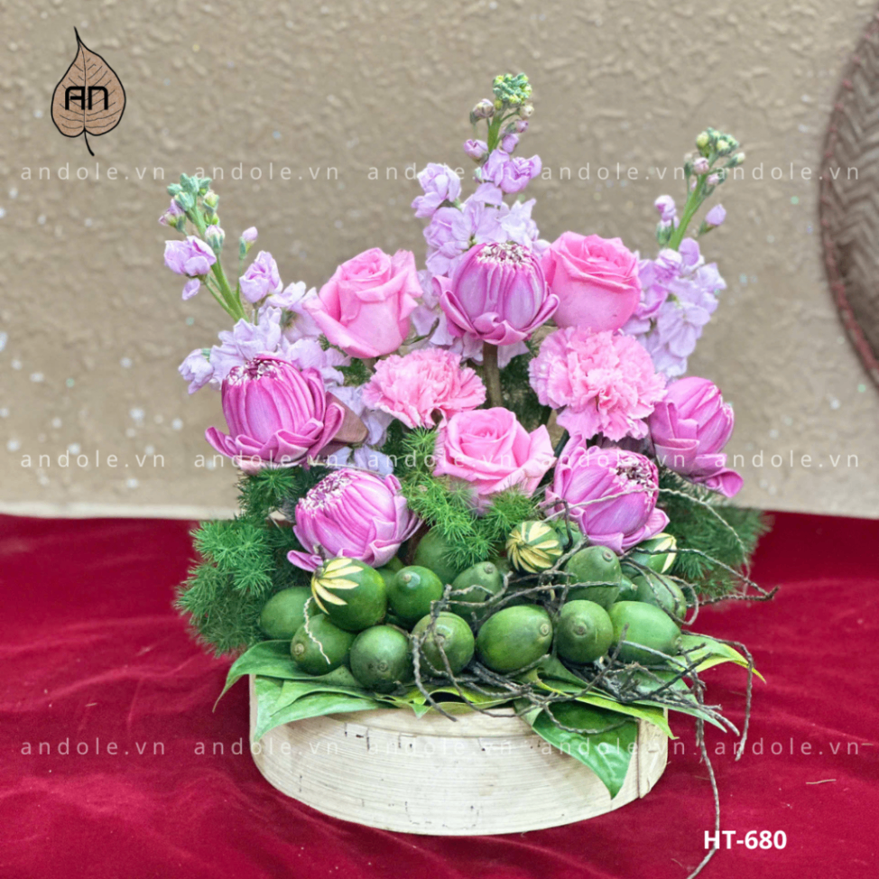 Mẹt Hoa Trầu Size 30cm Mẫu 21