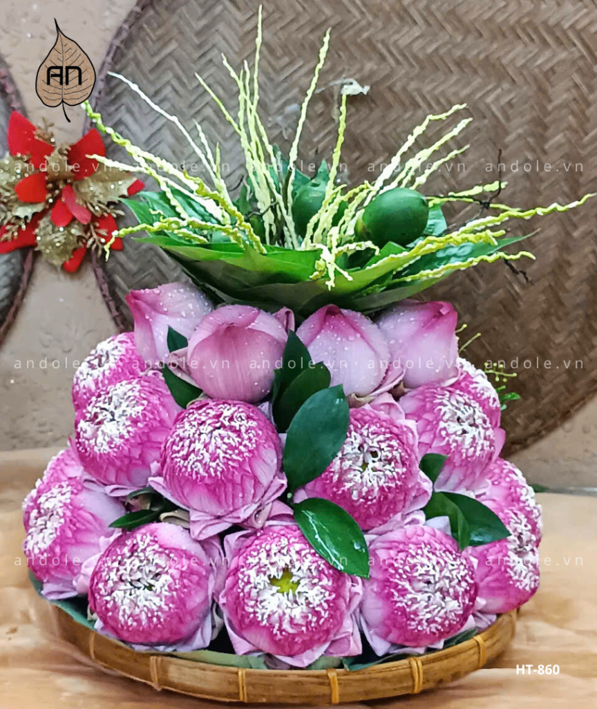 Mẹt Hoa Trầu Size 30cm Mẫu 20