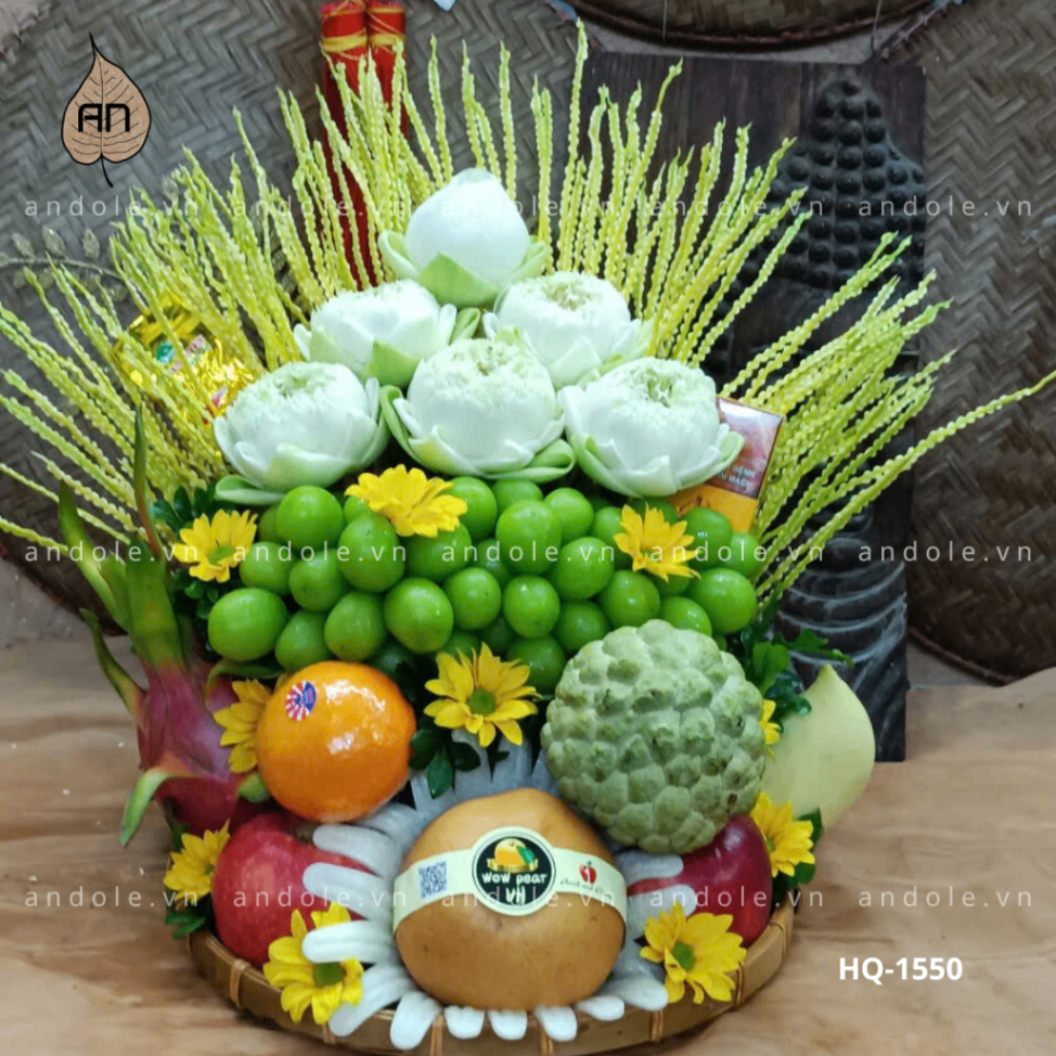 Mẹt Hoa Quả Size 30cm - Mẫu 57