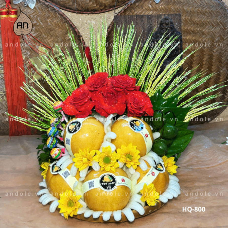 Mẹt Hoa Quả Size 30cm - Mẫu 65