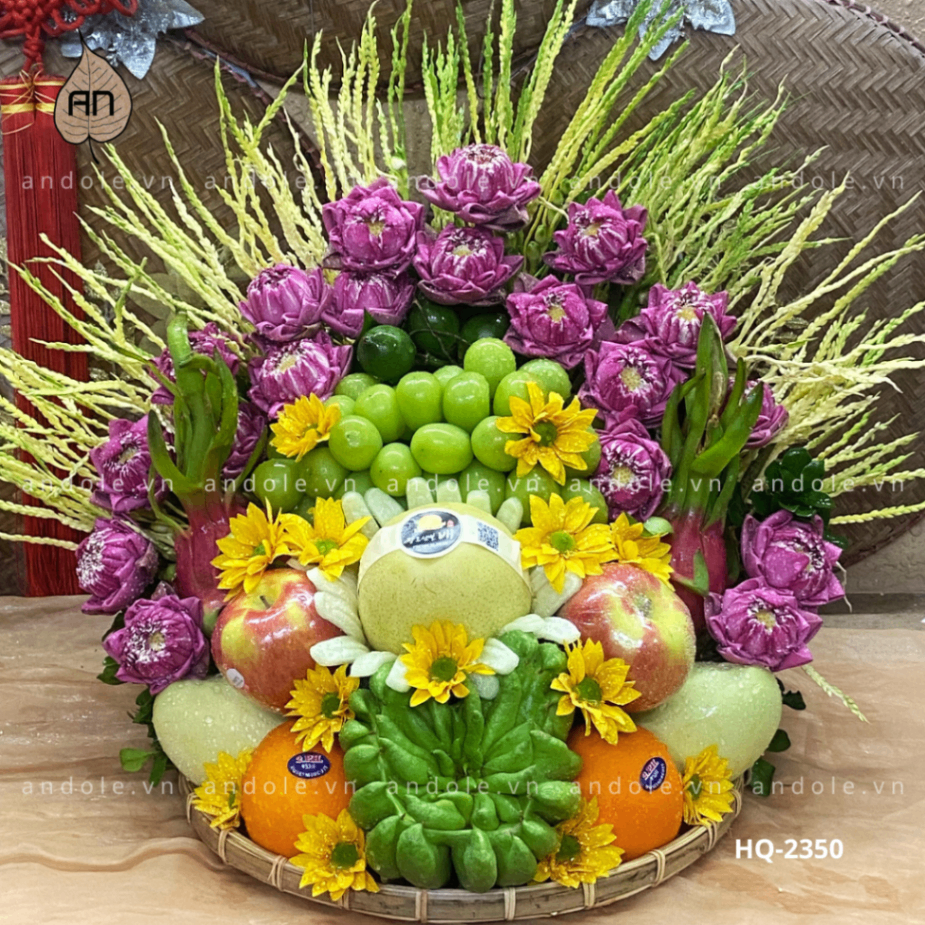Mâm Hoa Quả Size 40cm - Mẫu 35