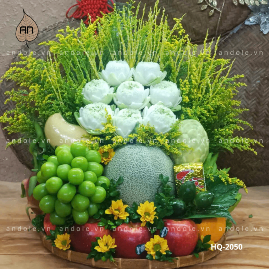 Mâm Hoa Quả Size 40cm - Mẫu 33