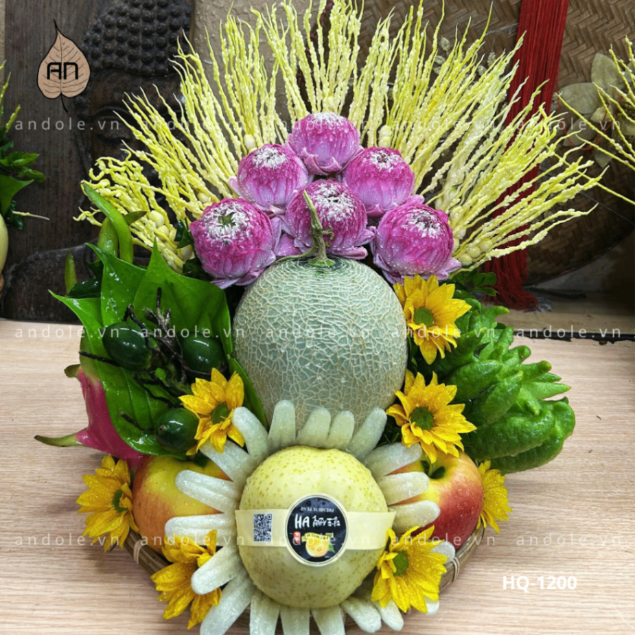Mẹt Hoa Quả Size 30cm - Mẫu 80