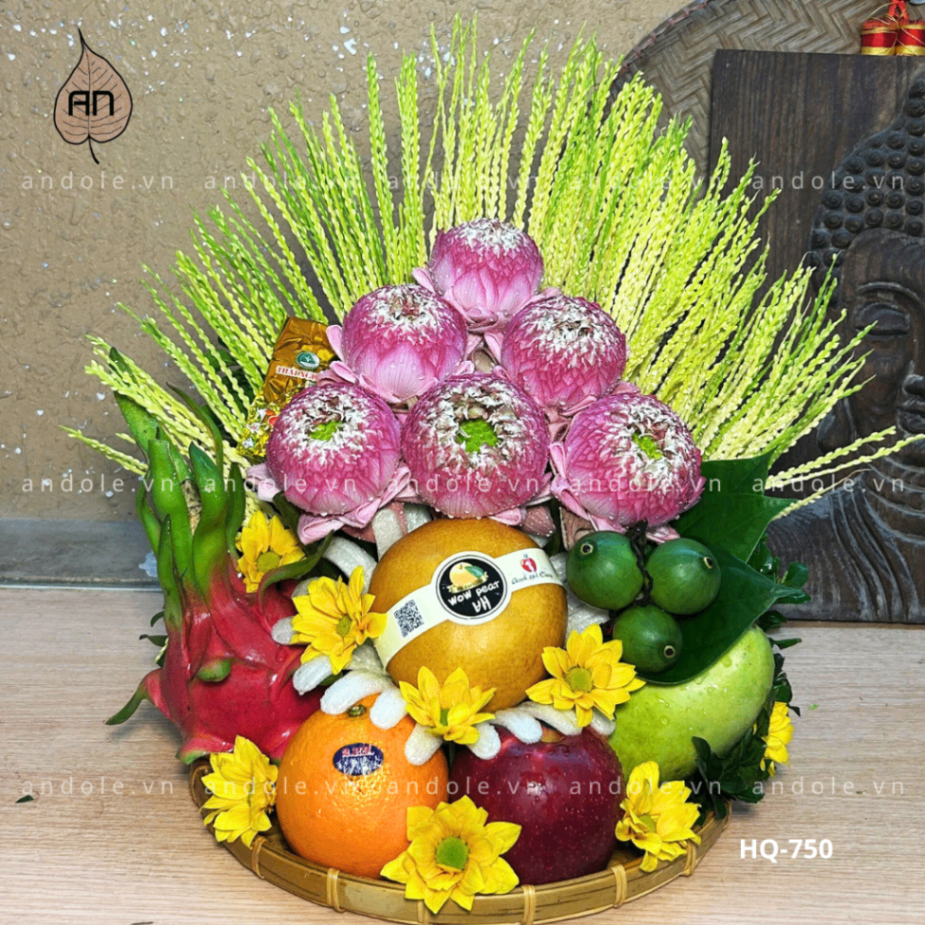 Mẹt Hoa Quả Size 30cm - Mẫu 69