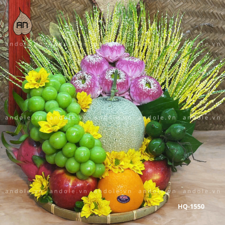 Mẹt Hoa Quả Size 30cm - Mẫu 71
