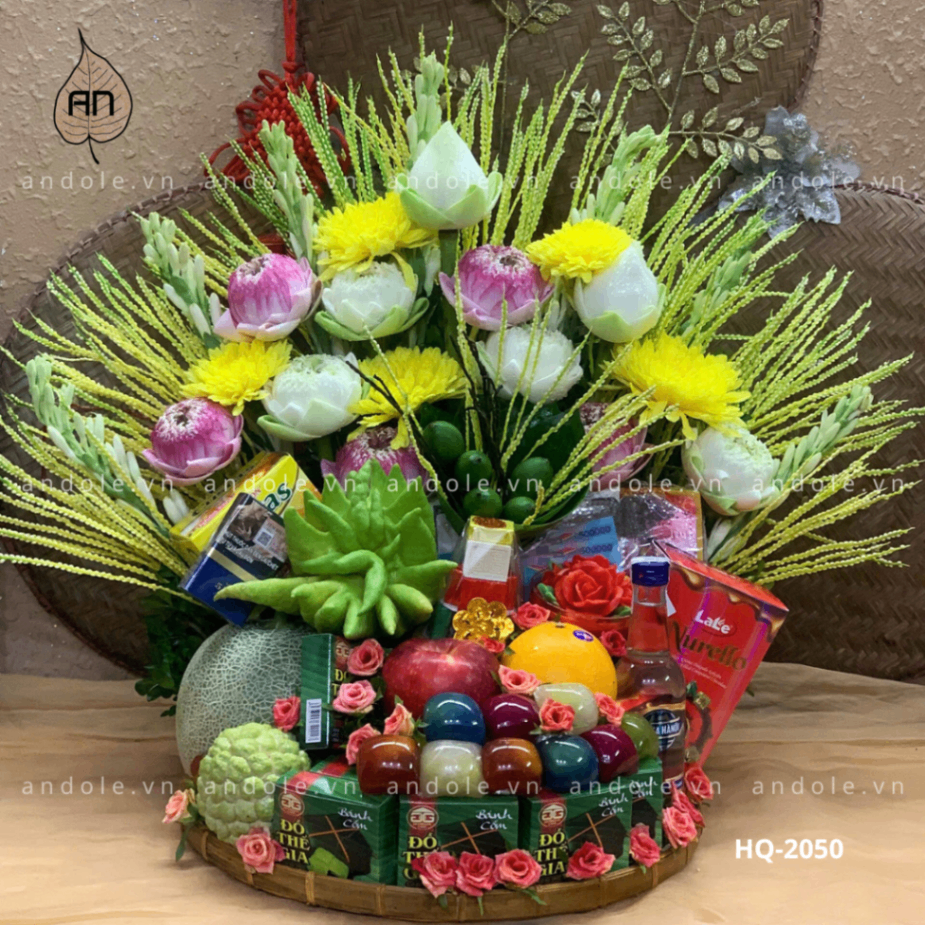 Mâm Hoa Quả Size 40cm - Mẫu 36