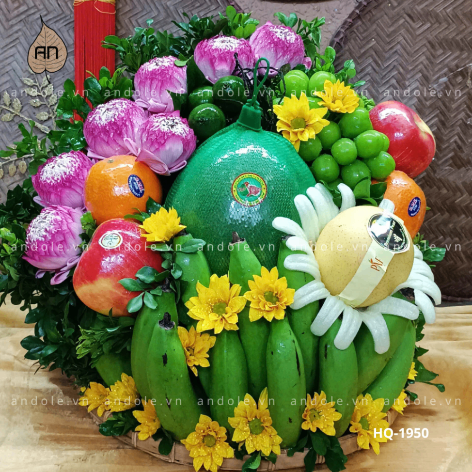 Mẹt Hoa Quả Size 30cm - Mẫu 74