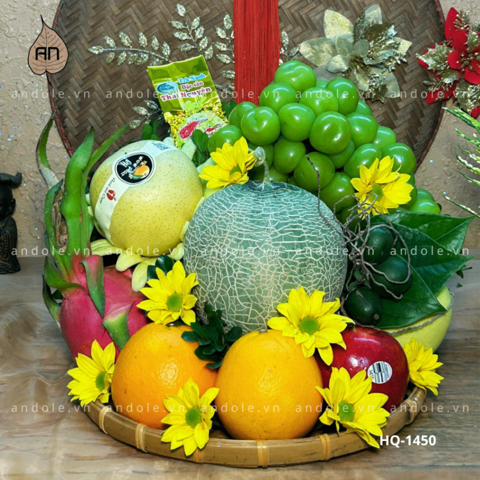 Mẹt Hoa Quả Size 30cm - Mẫu 75
