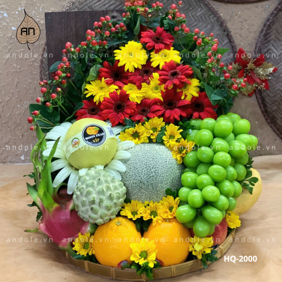 Mâm Hoa Quả Size 40cm - Mẫu 37