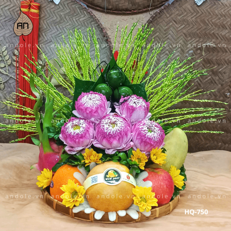 Mẹt Hoa Quả Size 30cm - Mẫu 70