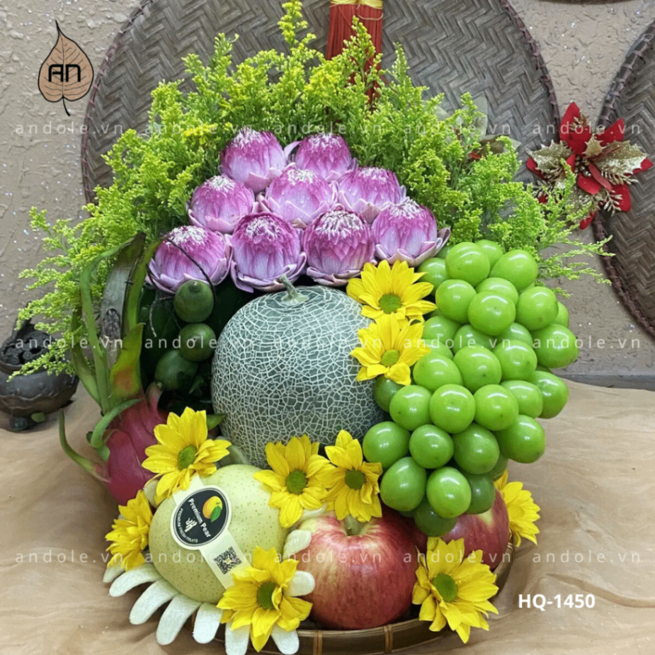 Mẹt Hoa Quả Size 30cm - Mẫu 82
