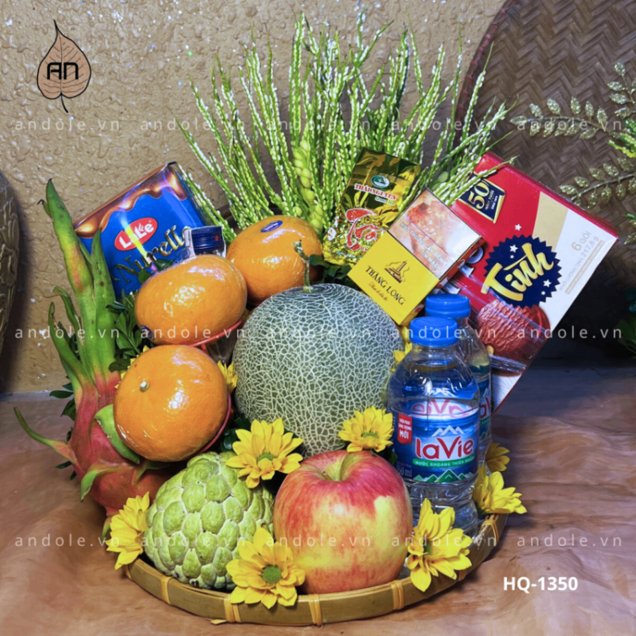 Mẹt Hoa Quả Size 30cm - Mẫu 78
