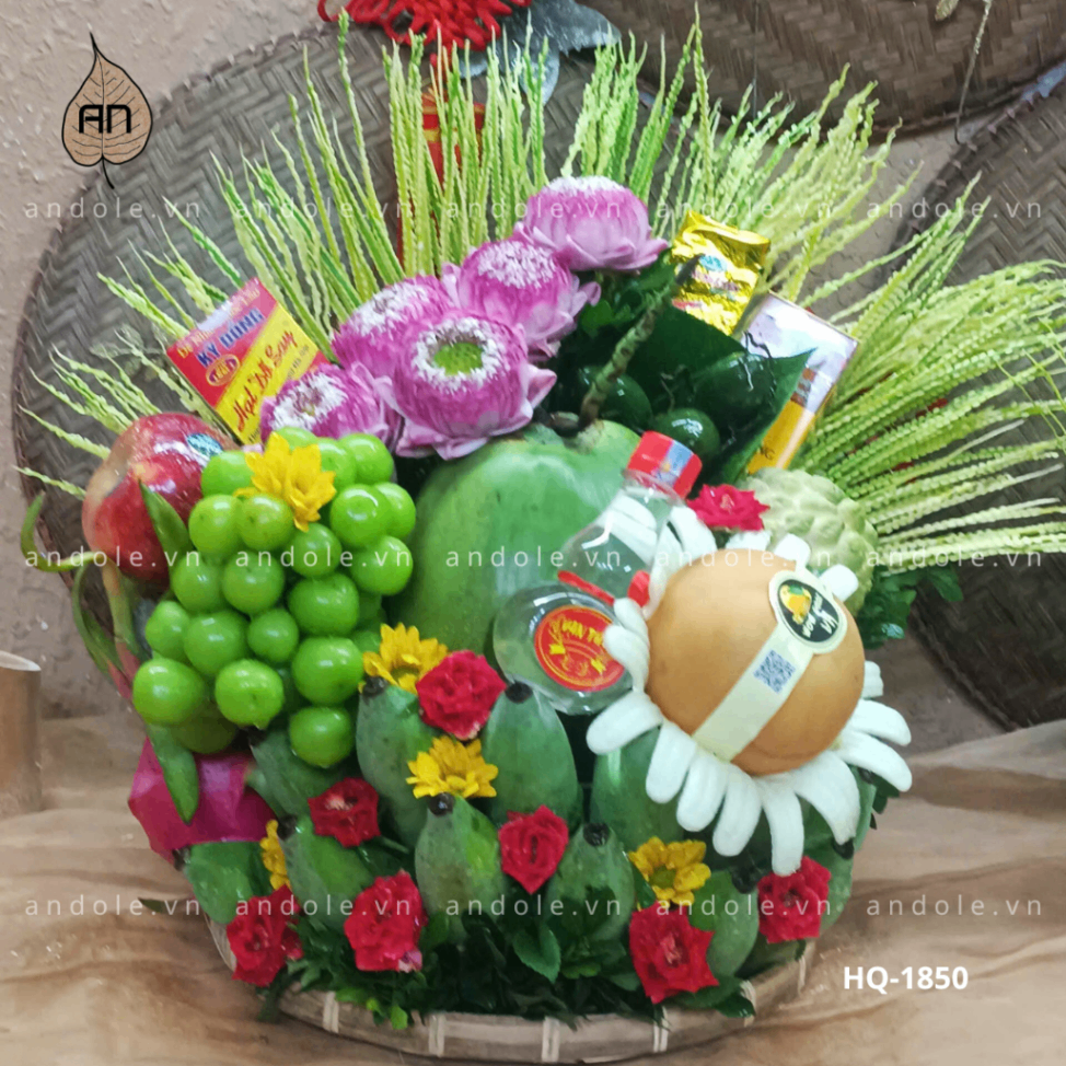 Mẹt Hoa Quả Size 30cm - Mẫu 73