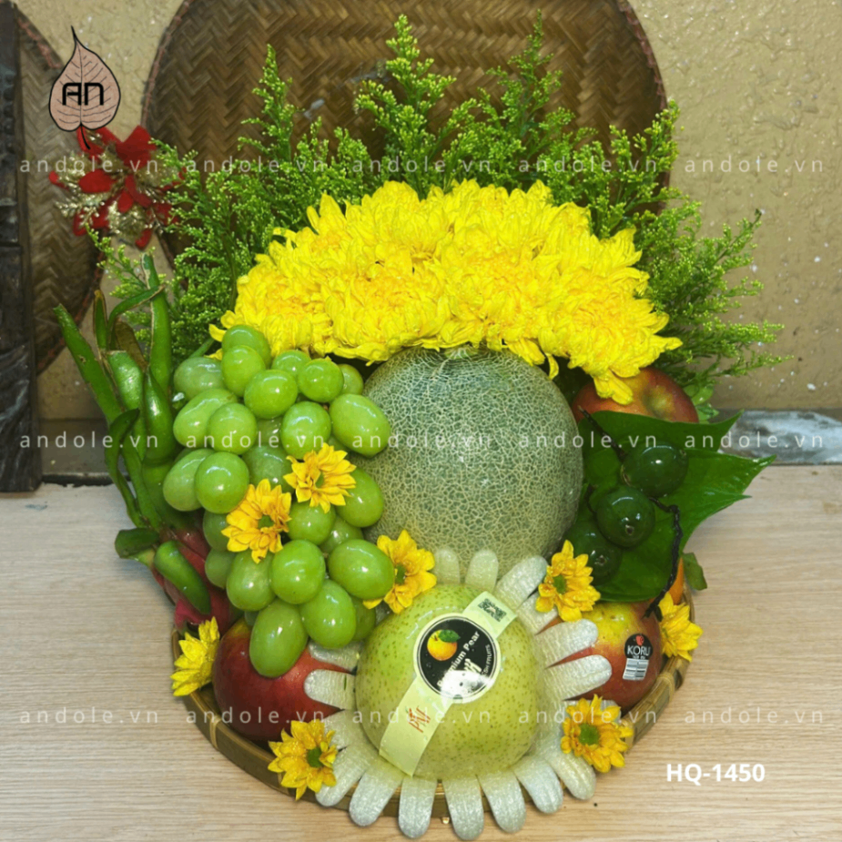 Mẹt Hoa Quả Size 30cm - Mẫu 83