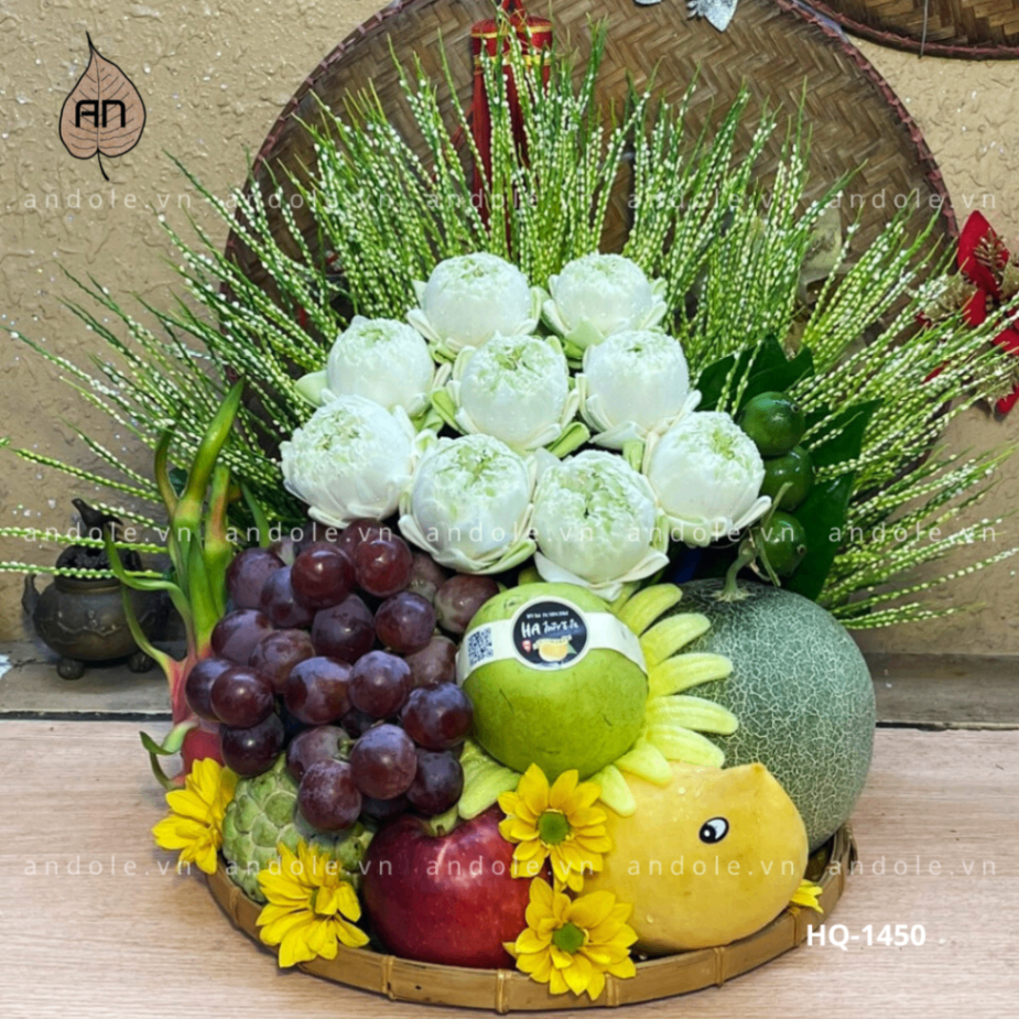Mẹt Hoa Quả Size 30cm - Mẫu 81