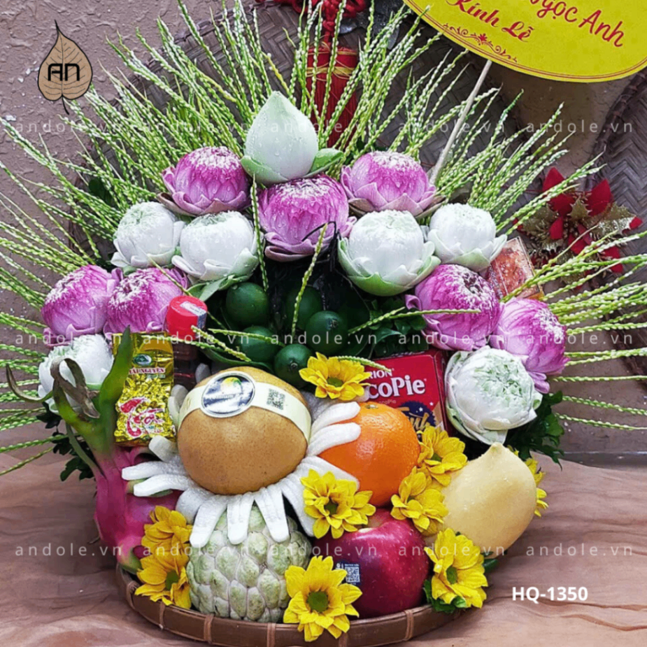 Mẹt Hoa Quả Size 30cm - Mẫu 64