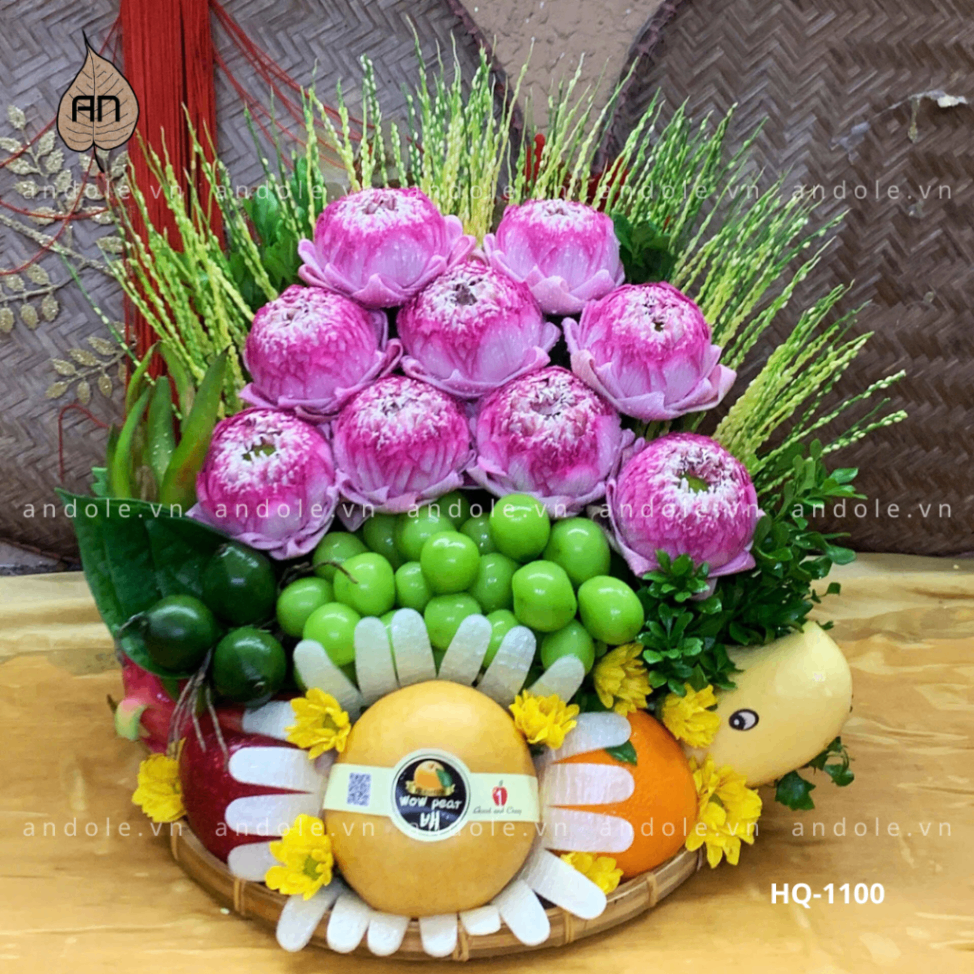 Mẹt Hoa Quả Size 30cm - Mẫu 58