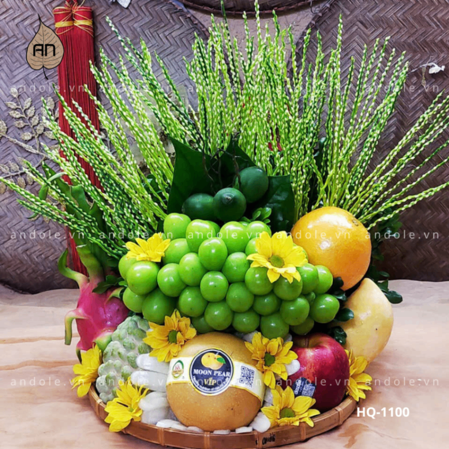 Mẹt Hoa Quả Size 30cm - Mẫu 55