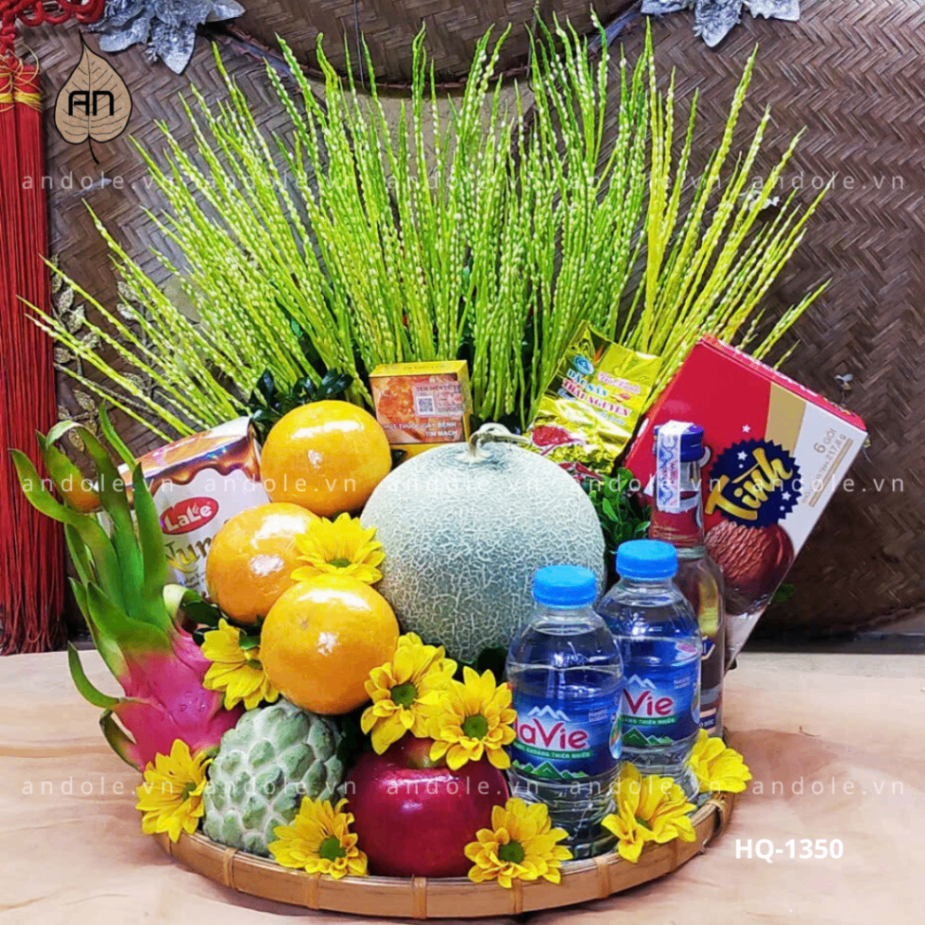Mâm Hoa Quả Size 35cm - Mẫu 57