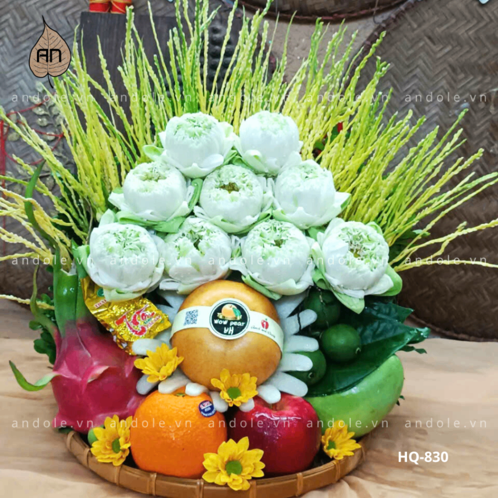 Mẹt Hoa Quả Size 30cm - Mẫu 67