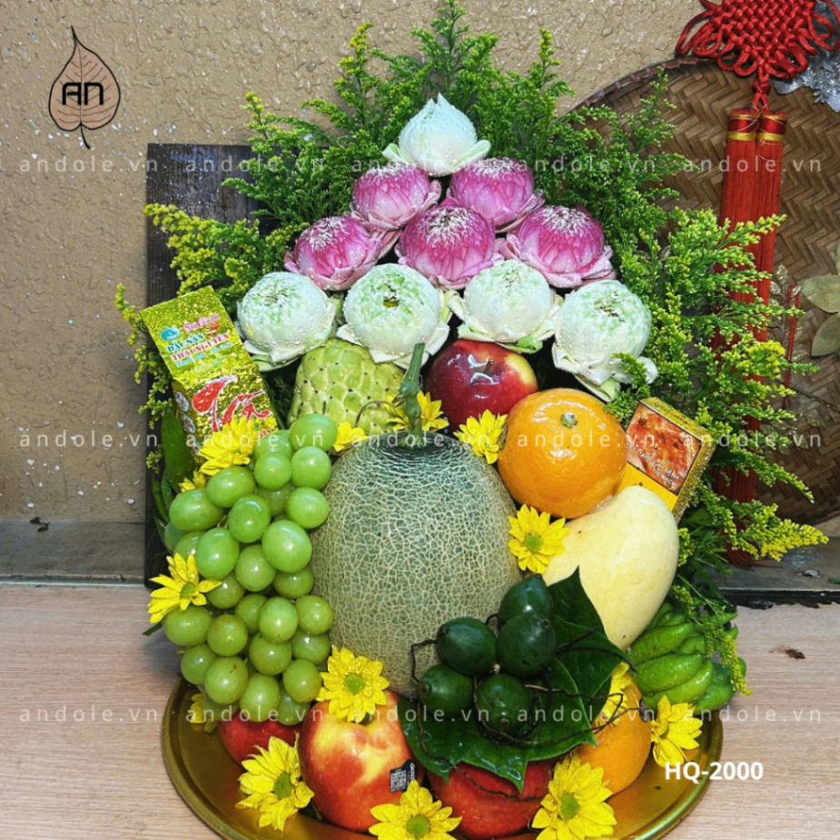 Mâm Hoa Quả Size 40cm - Mẫu 41