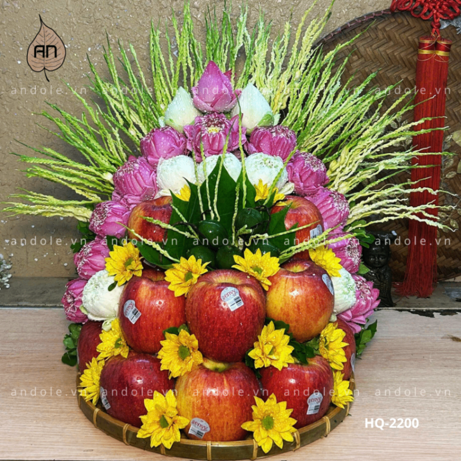 Mâm Hoa Quả Size 35cm - Mẫu 62