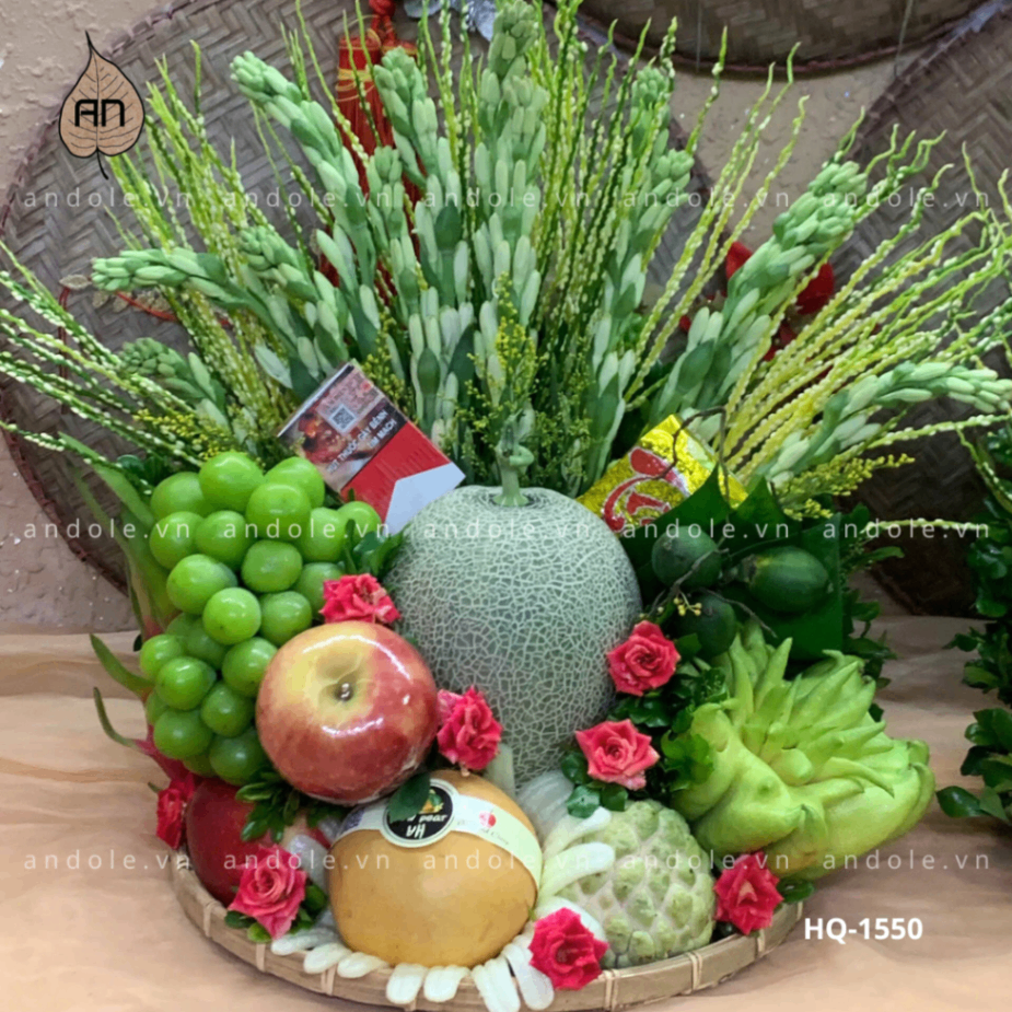 Mâm Hoa Quả Size 35cm - Mẫu 58