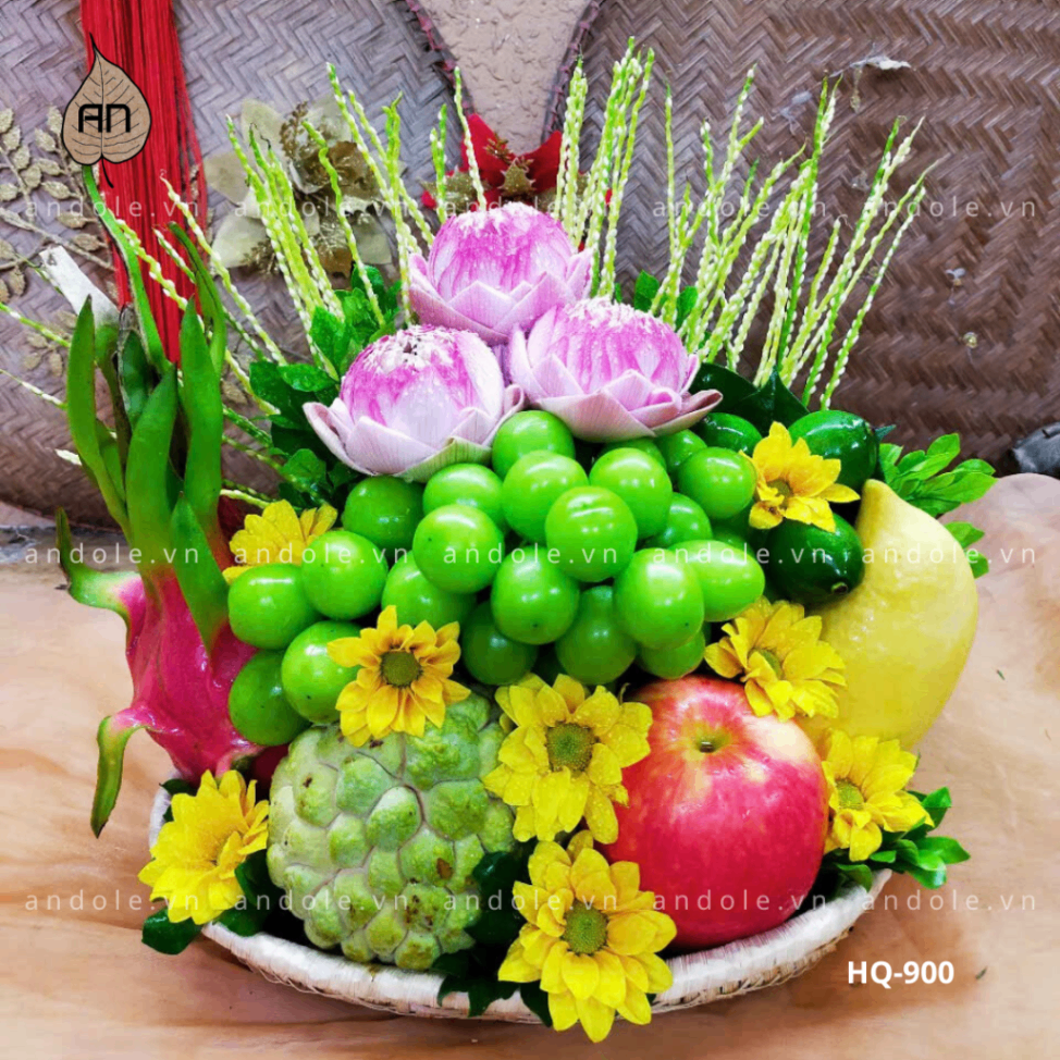 Mẹt Hoa Quả Size 25cm - Mẫu 135